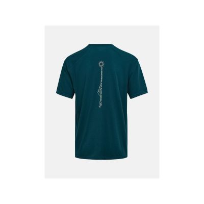 2. PEAK PERFORMANCE M Wool-Blend Shortsleeve T-shirt, green