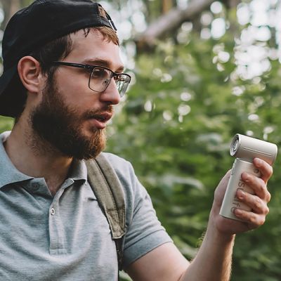 12. Jisulife Handheld Fan Life9 3600mAh Portable Mini Blower USB Fan - Gray