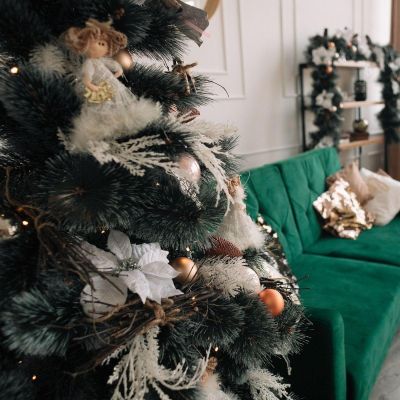 16. Klara Snow-Covered Monofilament Christmas Tree 200 cm