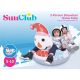 6. SLIDE INFLATABLE SLIDE FOR 2 PEOPLE SNOWMAN 138x74x80CM