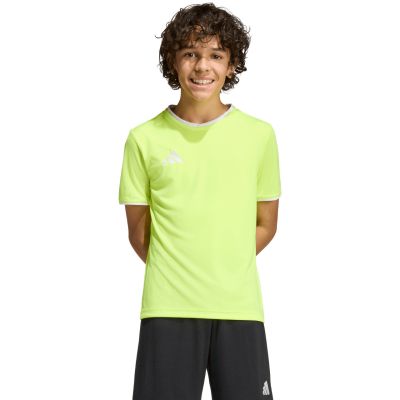 7. adidas Entrada 26 Jersey Kids T-Shirt Neon Yellow KE9845