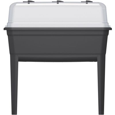 2. STANDING GREENHOUSE SEEDBED RESPANA SET ECOLINE 74.6x77.7x36.8CM ANTHRACITE