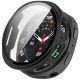 6. Tech-Protect Defense 2-Pack Case for Samsung Galaxy Watch 44mm - Clear Matte Black
