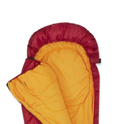 5. Campus Gattino 250 Mummy Sleeping Bag Right Red/Orange