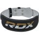 8. 4" GOLD LEATHER BODYBUILDING BELT FOR EXERCISES - RDX S