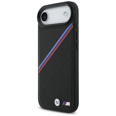 2. BMW M Tricolor Metal Logo MagSafe Case for iPhone 17 Air - Black