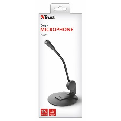 3. TRUST Primo Desk Microphone Black