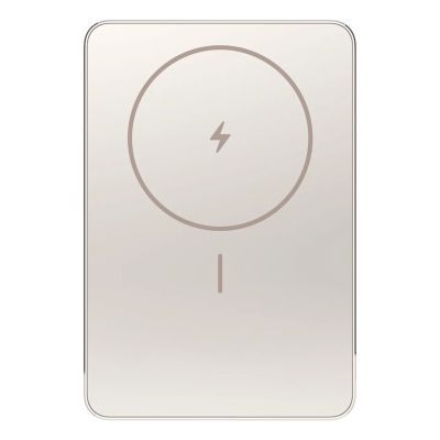 Xiaomi Super Slim Magnetic Power Bank 5000 Lithium-Ion (Li-Ion) 5000 mAh Wireless Charging Sand