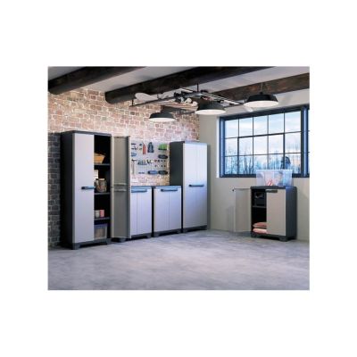 3. Keter Linear Cabinet Garage Cabinet Freestanding Universal