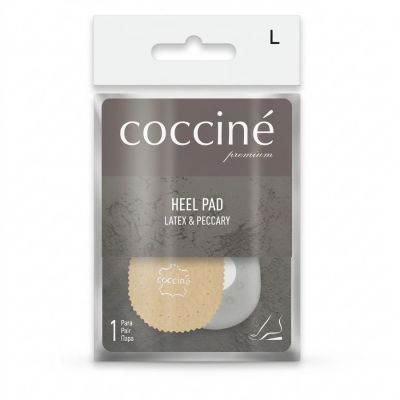 3. Coccine leather heel cup on latex
