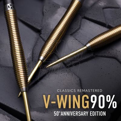 11. Harrows V-Wing 90% 50th Anniversary Edition steeltip darts