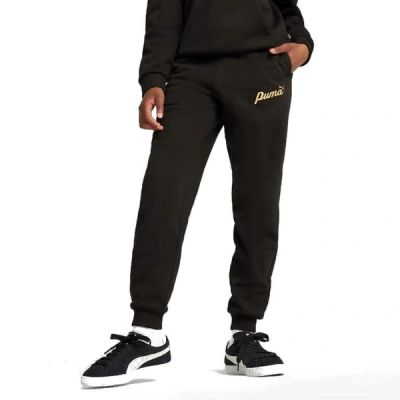 Puma ESS+ Script Children's Sports Tracksuit Bottoms for Girls