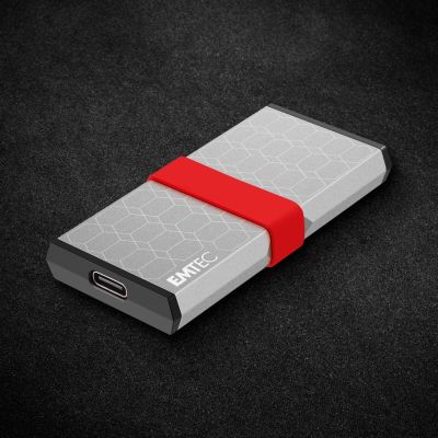 5. Emtec X205 Mini 256GB USB Type-C USB 3.2 Gen 2x2 Silver