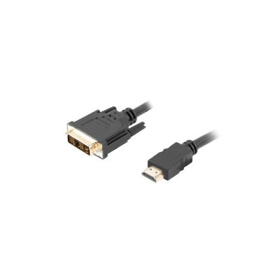Lanberg CA-HDDV-10CC-0030-BK cable (HDMI M - DVI-D (18+1) M; 3m; black)