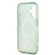 7. Guess IML Flower & Tonal Circle MagSafe case for iPhone 16 Plus - green