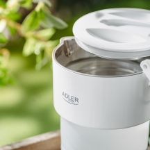 Silicone kettle ADLER AD 1377w white