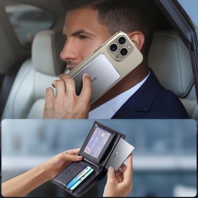 11. Powerbank Joyroom JR-PBM08 5000mAh 20W ultra-thin with inductive charging - gray