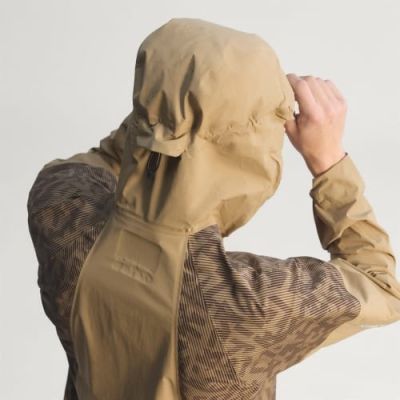 7. adidas TERREX Xperior 2.5L Hybrid Primeknit Climaproof Jacket – cardboard, size: M