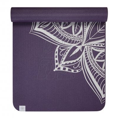 5. Yoga mat Gaiam Aubergine Medallion 6 mm 63844