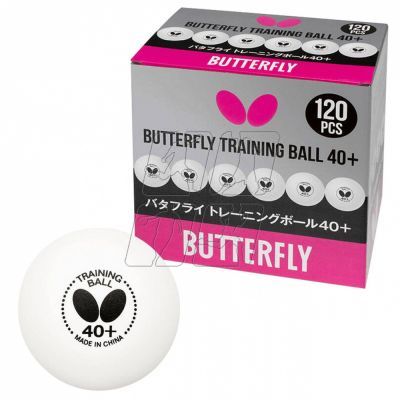 2. Table tennis ball Butterfly Easy ball 40+ 120 pcs S317051