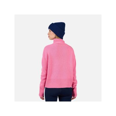 3. ROSSIGNOL W JCC SNOW ANGELS PULL pink women's sweater