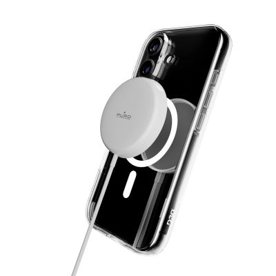 6. Puro Impact Clear D3O TPU+PC MagSafe Compatible Case for iPhone 17 - Transparent