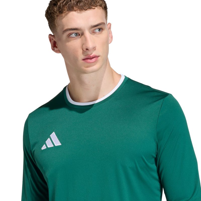 5. Men's adidas Entrada 26 Long Sleeve Jersey green KF5846