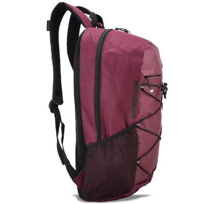 2. Burgundy Trekking Backpack SEMI LINE
