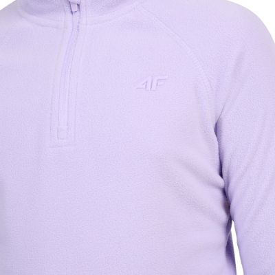 3. Girls’ Thermal Fleece Top 4F F089 Light Purple 4FJWAW26UFLEF089 52S