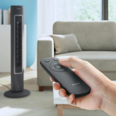 7. Philips | CX5535/11 | Tower fan | Dark gray | Diameter 31 cm | Number of speeds: 3 | Oscillation | Yes