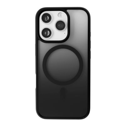 3. Puro Gradient MagSafe Silicone Case for iPhone 16 Pro - Black