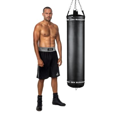15. PREMIUM Punching Bag + Hoop SBRX Black Empty - 150cm | DBX Bushido