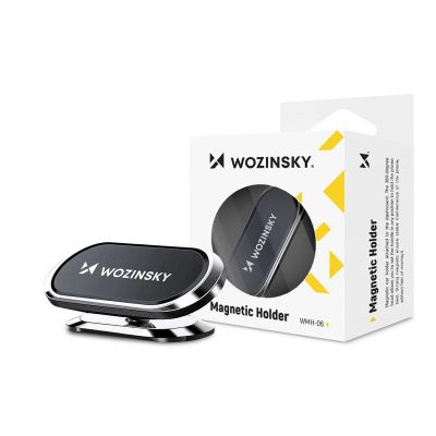 12. Wozinsky Self-Adhesive Magnetic Car Mount 360 for Dashboard Silver (WMH-06)