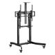 13. Equip Floor Stand Holder 55-100"/1TFT 120kg 1Shelf Solid Retail (650633)