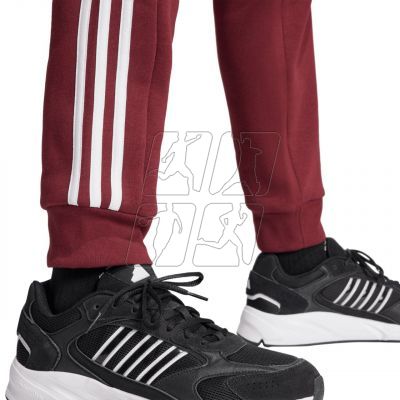 4. adidas Essentials Fleece 3-Stripes Tapered Cuff M JG5951 pants