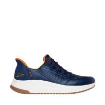 Skechers Bobs Squad 4 Direct Step Men's Shoes Navy Blue 118424 NVY