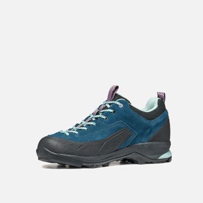 5. Garmont Dragontail WP Women's Hiking Shoes - Corsair Blue/Surf Blue