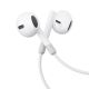 3. Joyroom JR-EW01 in-ear wired mini jack headphones with remote control - white