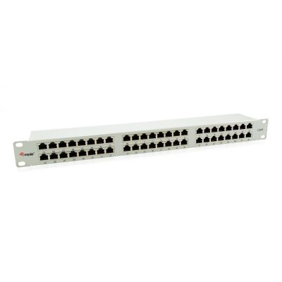 Patch Panel RJ-45 x 48, STP, Rack-Mount, CAT 6, Light Gray, 1U, 48.3 cm (19") (326349)
