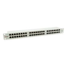 Patch Panel RJ-45 x 48, STP, Rack-Mount, CAT 6, Light Gray, 1U, 48.3 cm (19") (326349)