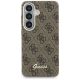 3. Guess 4G Script MagSafe Case for Samsung Galaxy S26 - Brown