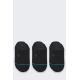 2. Stance Icon No Show 3 Pack Sneaker Socks Black 3 Pairs