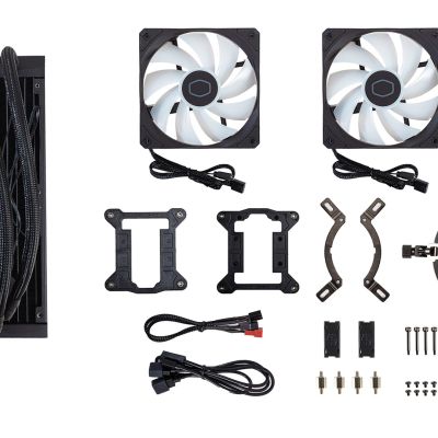 6. COOLER MASTER CPU WATER COOLER MASTERLIQUID 240L CORE ARGB MLW-D24M-A18PZ-R1