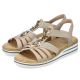 32. Comfortable Rieker W RKR680 beige sandals