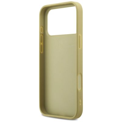 7. Guess Fixed Glitter Big 4G case for iPhone 17 Pro Max - gold