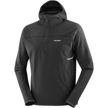 Salomon Sense Aero Hybrid Half Zip Hooded LC2429600 Black L