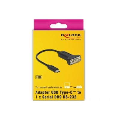 3. DeLOCK 63908 Parallel Cable Black 0.15m DB-9
