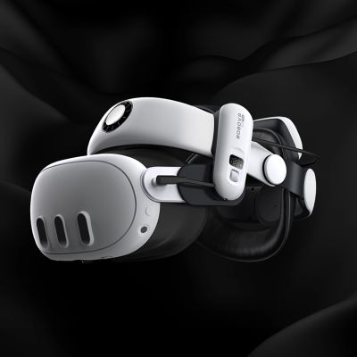 4. BoboVR S3 Pro Strap for Meta Quest 3 VR Headset + B100 External Battery - Black and White