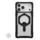 2. Urban Armor Gear 11452811404G Mobile Phone Case 17.5 cm (6.9") Black, Transparent