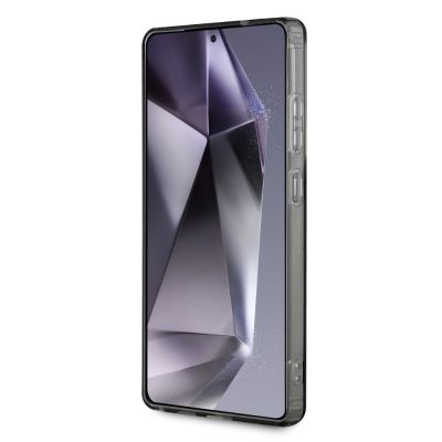 5. Karl Lagerfeld Button Choupette Head Printed Logo MagSafe Samsung Galaxy S25 Ultra case black